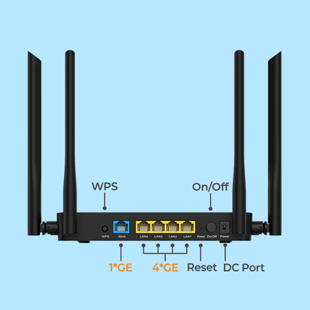 AC1200 Dual-band Wireless Wi-Fi 5 Router-SP52A