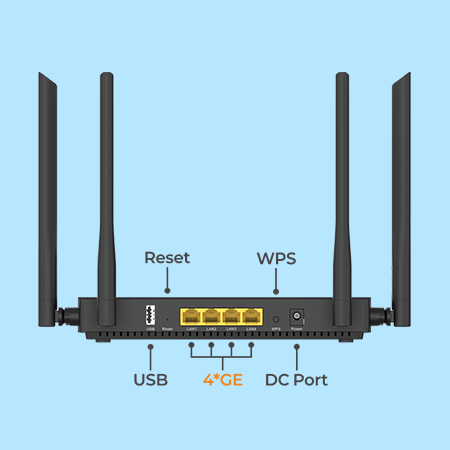 AX3000 USB2.0 Wireless Wi-Fi 6 Router-SP6410