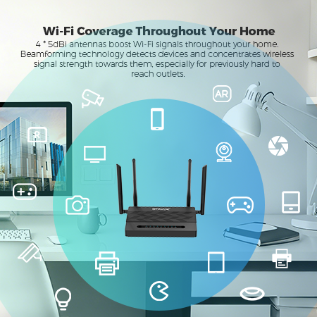 AX3000 USB2.0 Wireless Wi-Fi 6 Router-SP6410